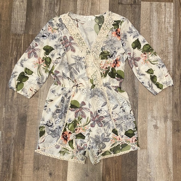 Endless love Pants - Floral Romper